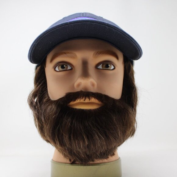 Patagonia Trucker Hat Womens Blue & White Adjustable Mesh Back Patch Logo Cap - Picture 4 of 10